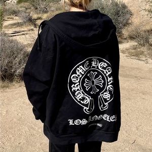 Chrome hearts zip up hoodie. Chrome hearts Los Angeles